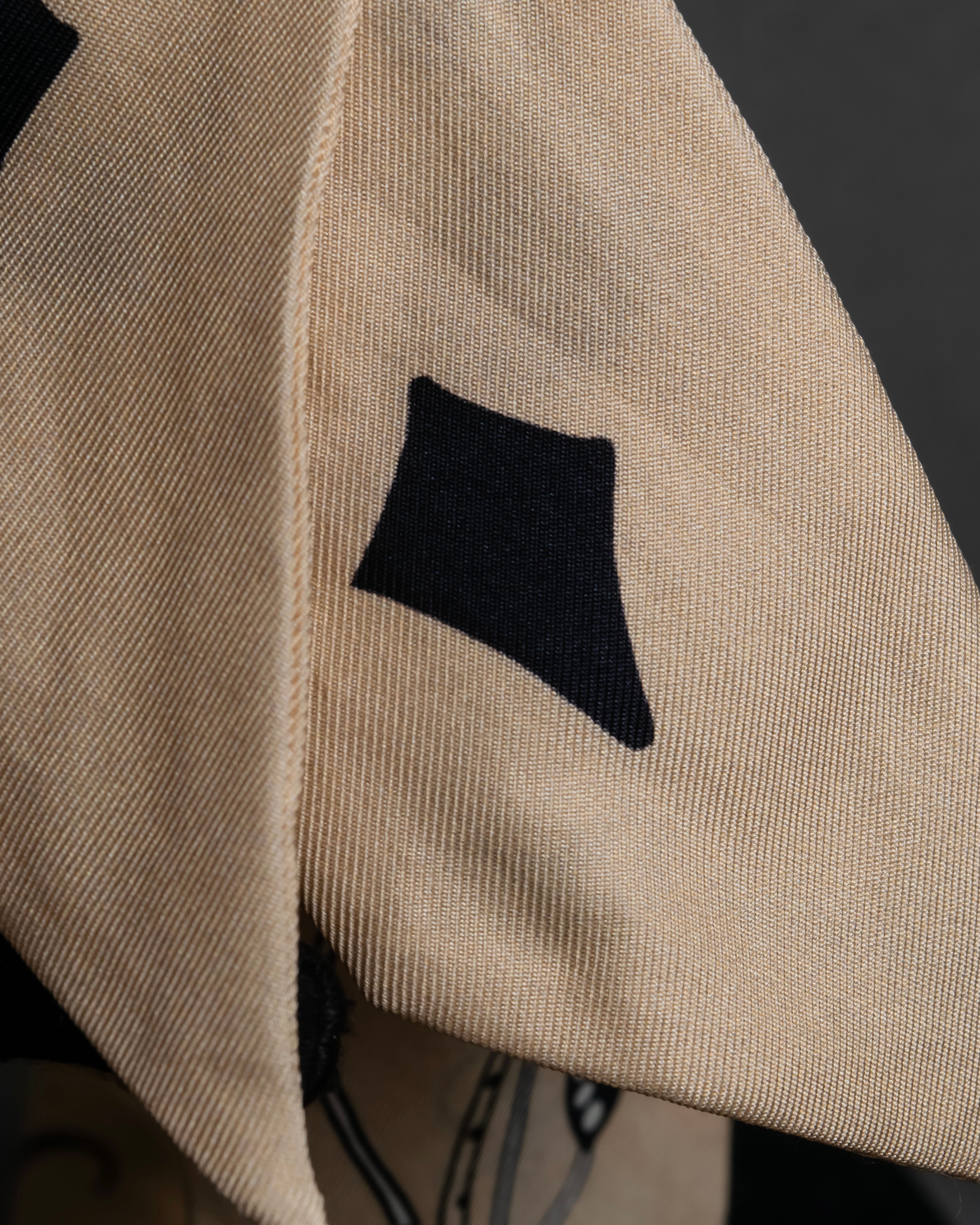 "Christian Dior" Iconic motif silk twilly scarf