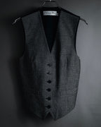"Christian Dior" 23SS half double-breasted structured gilet