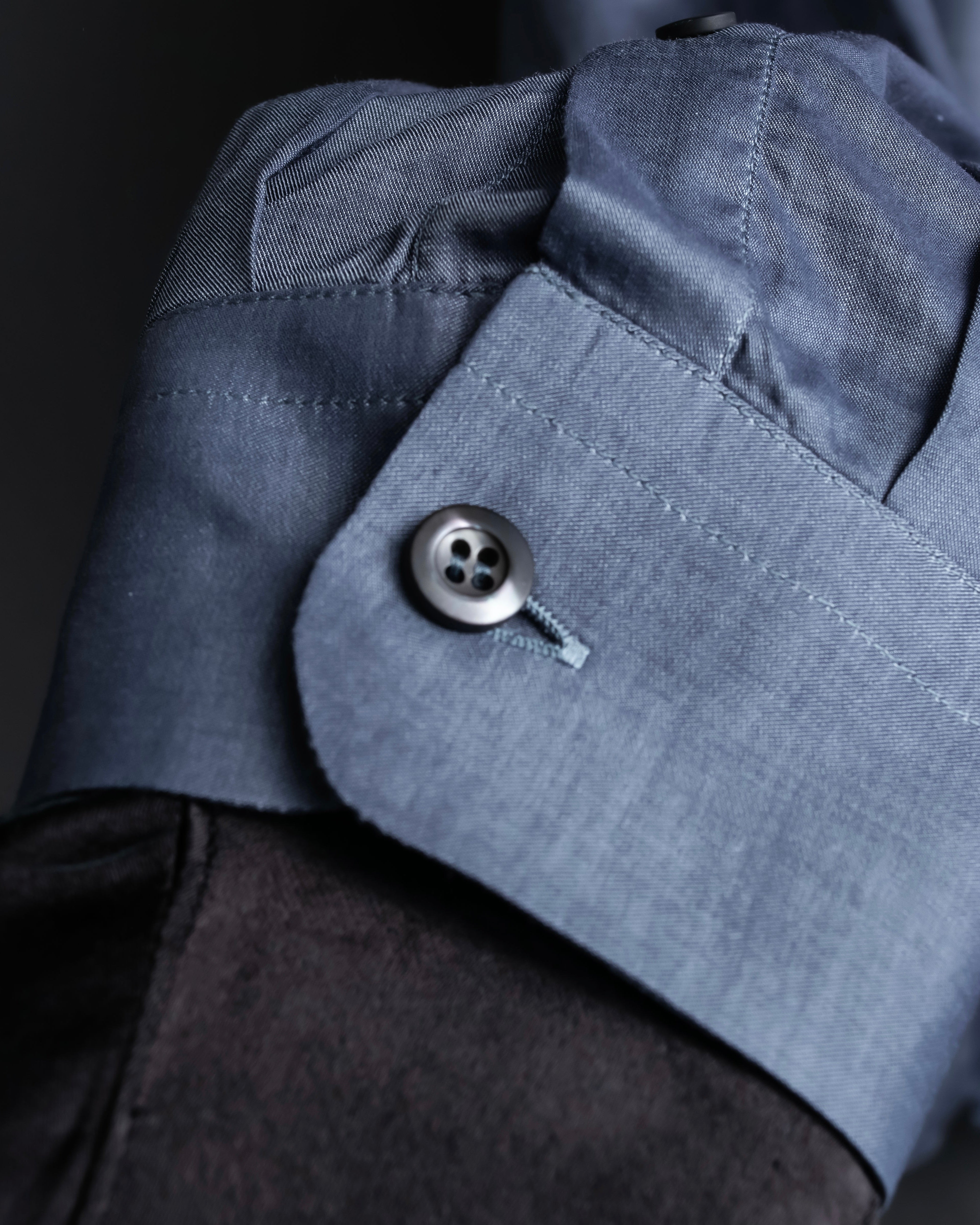 “PRADA” Bicolor back designed dress shirt