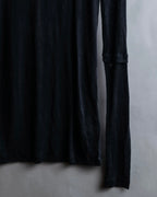 "Acne" Back＆sleeve cutting slit design pullover