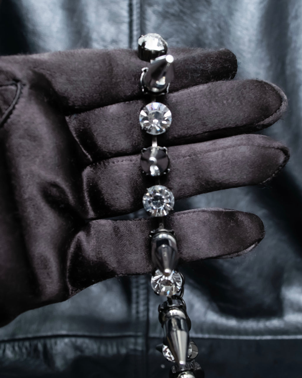 "N21 NUMERO VENTUNO" Studded diamond combination necklace