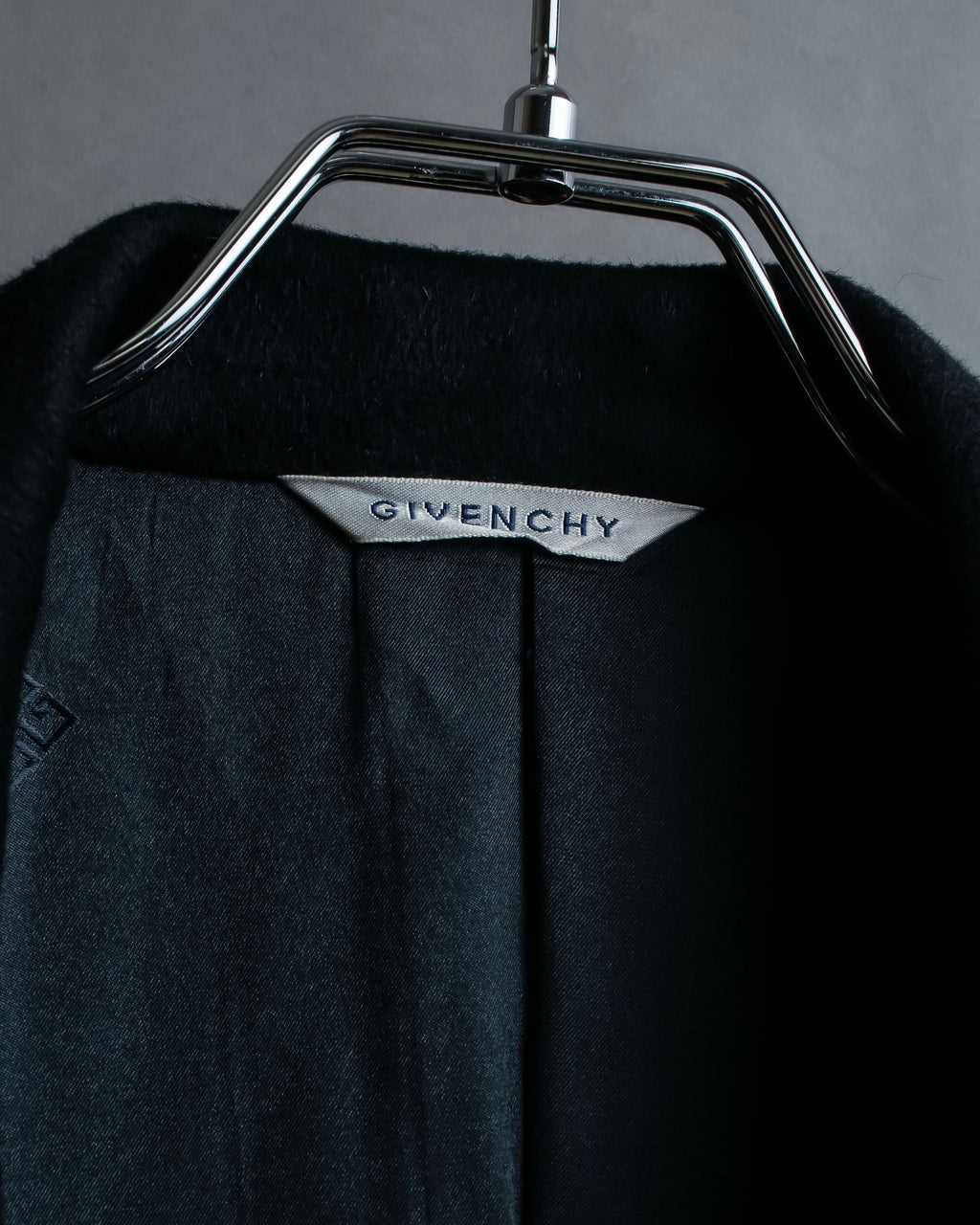 "MONSIEUR GIVENCHY" Double-breasted cashmere blend chesterfield coat