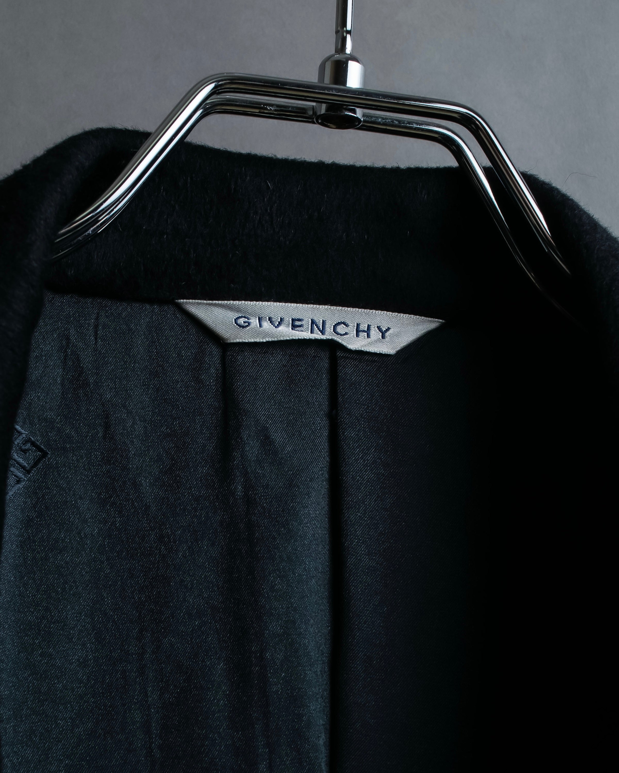 "MONSIEUR GIVENCHY" Double-breasted cashmere blend chesterfield coat