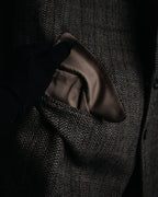 "Burberrys" 90’s Herringbone tweed wool suit set