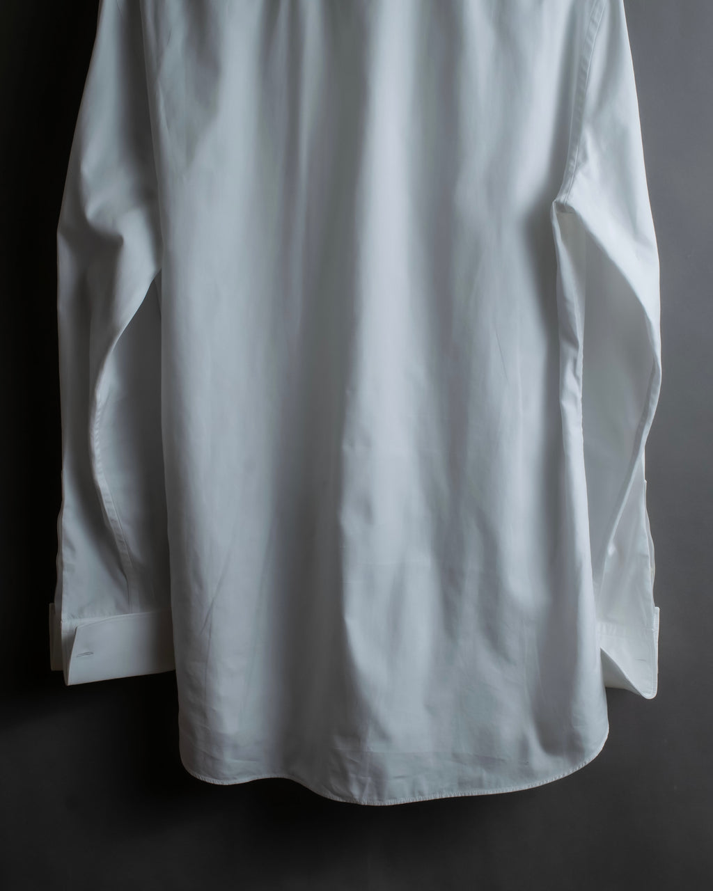 "GIVENCHY" Bosom panel design white shirt
