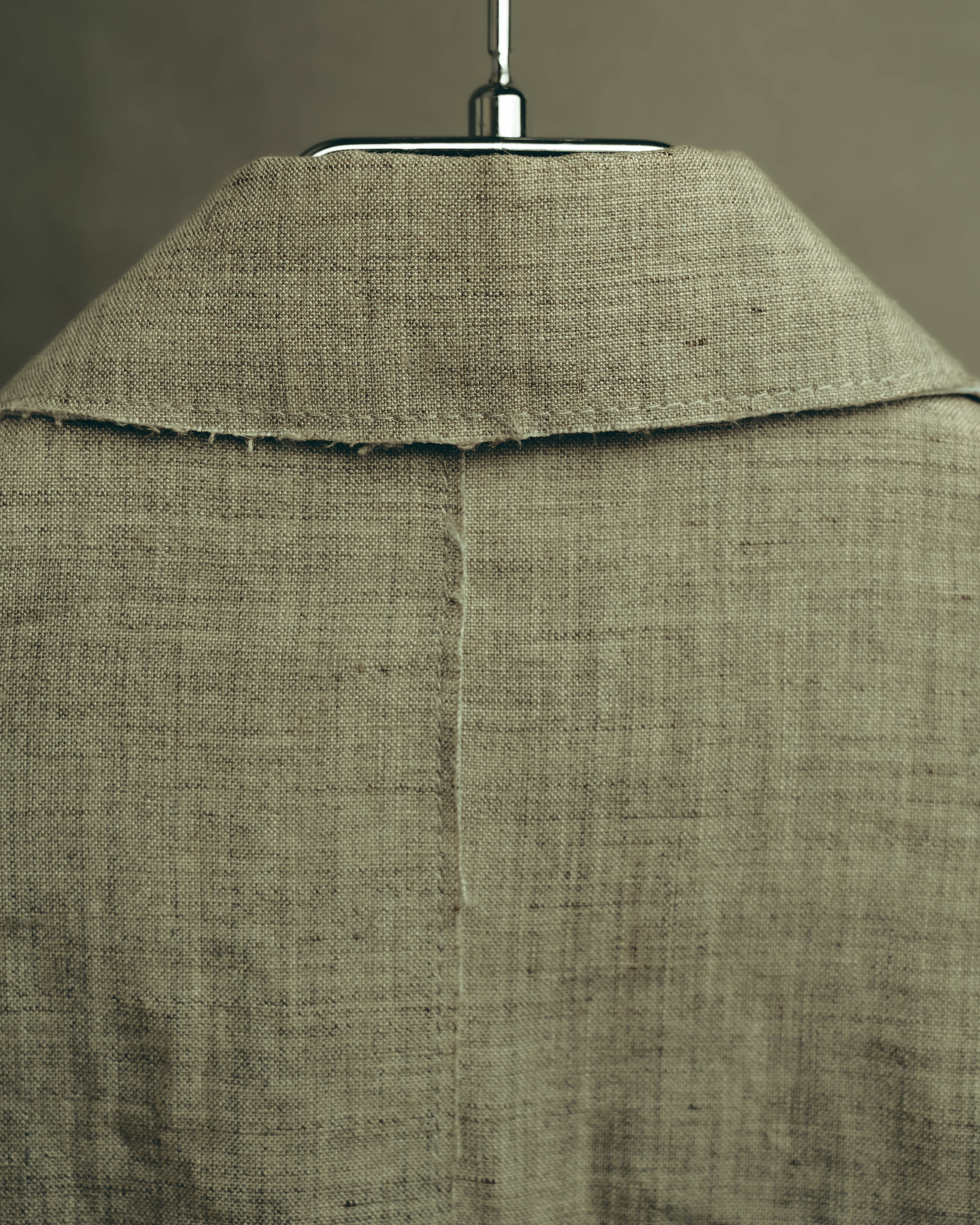 -SPECIAL- “Maison Martin Margiela” 2014SS raw-edge linen tailored jacket