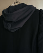 "BALENCIAGA" 2022 Distressed hooded long coat