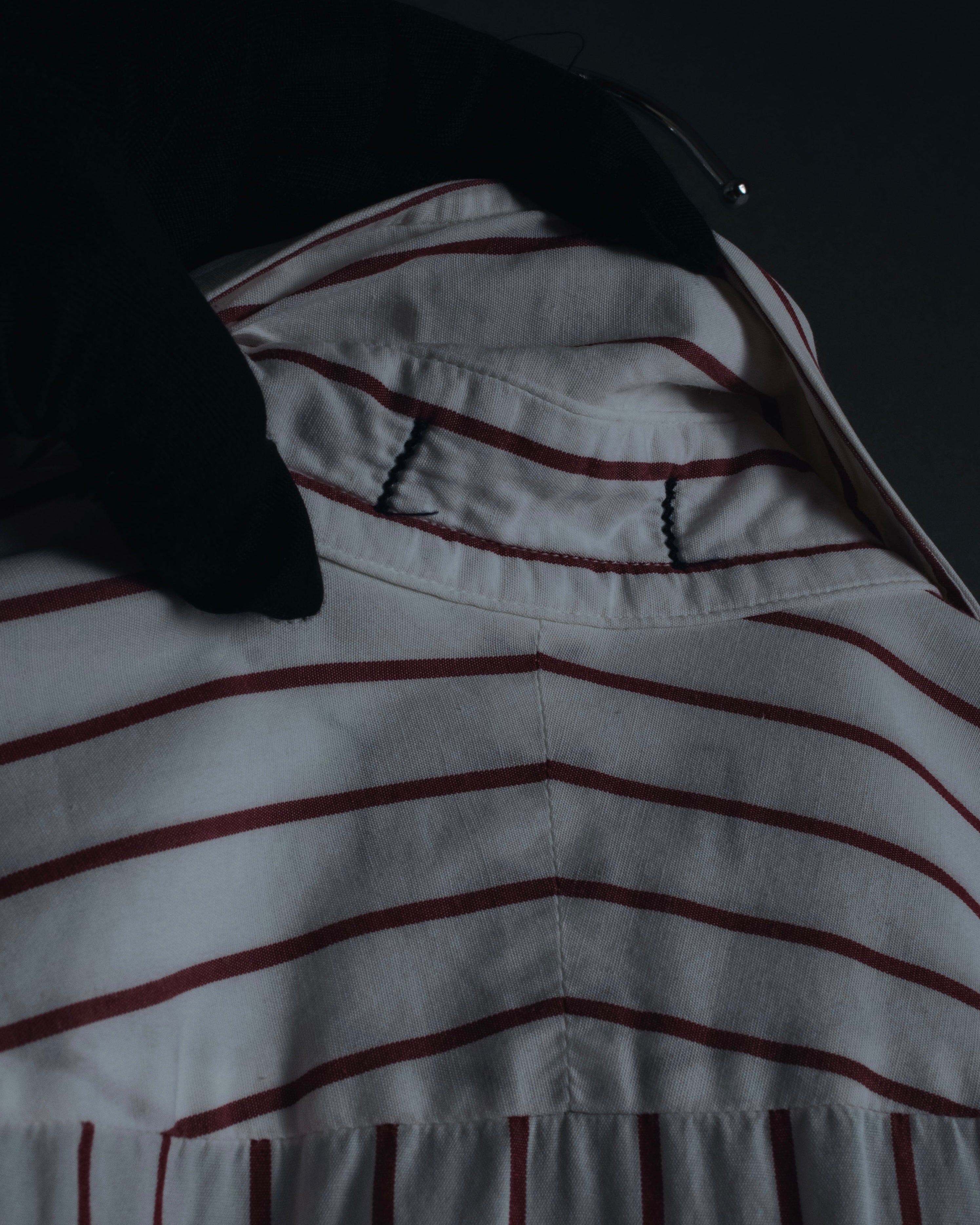 "Christian Dior" 80’s classic striped cotton dress shirt