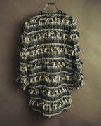 "THOM BROWNE" 2010's-20's Textured double breasted boucle coat