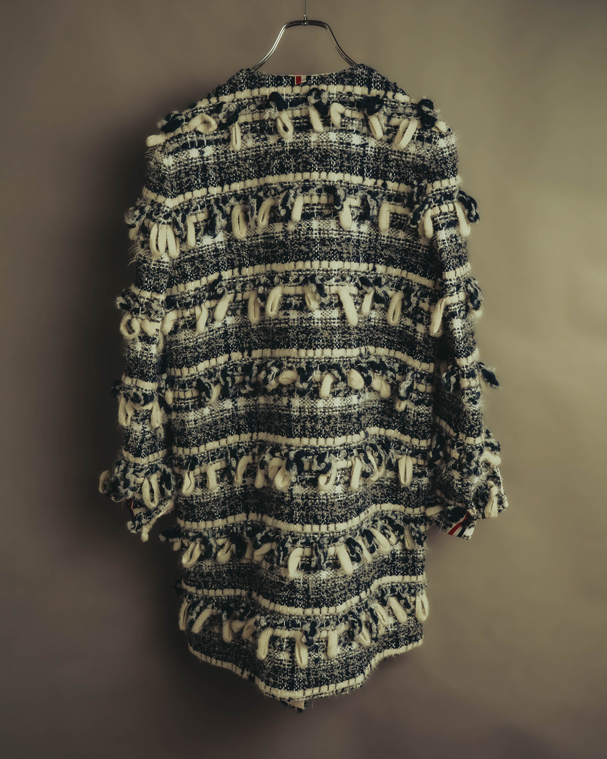 "THOM BROWNE" 2010's-20's Textured double breasted boucle coat