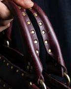 "CELINE" Stud design bordeaux color boogie bag