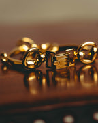 -SPECIAL- “CELINE” 70’s-80’s vintage horsebit link bracelet