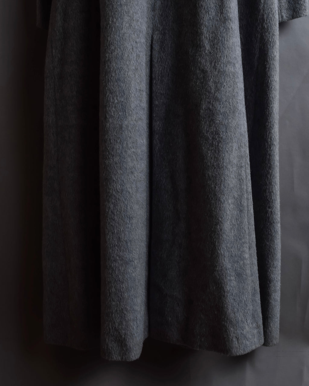 "BALENCIAGA" Alpaca blend maxi length shaped chester coat