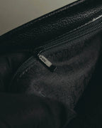 “Yves Saint Laurent” 90’s-00’s Cassandra logo one shoulder leather bag