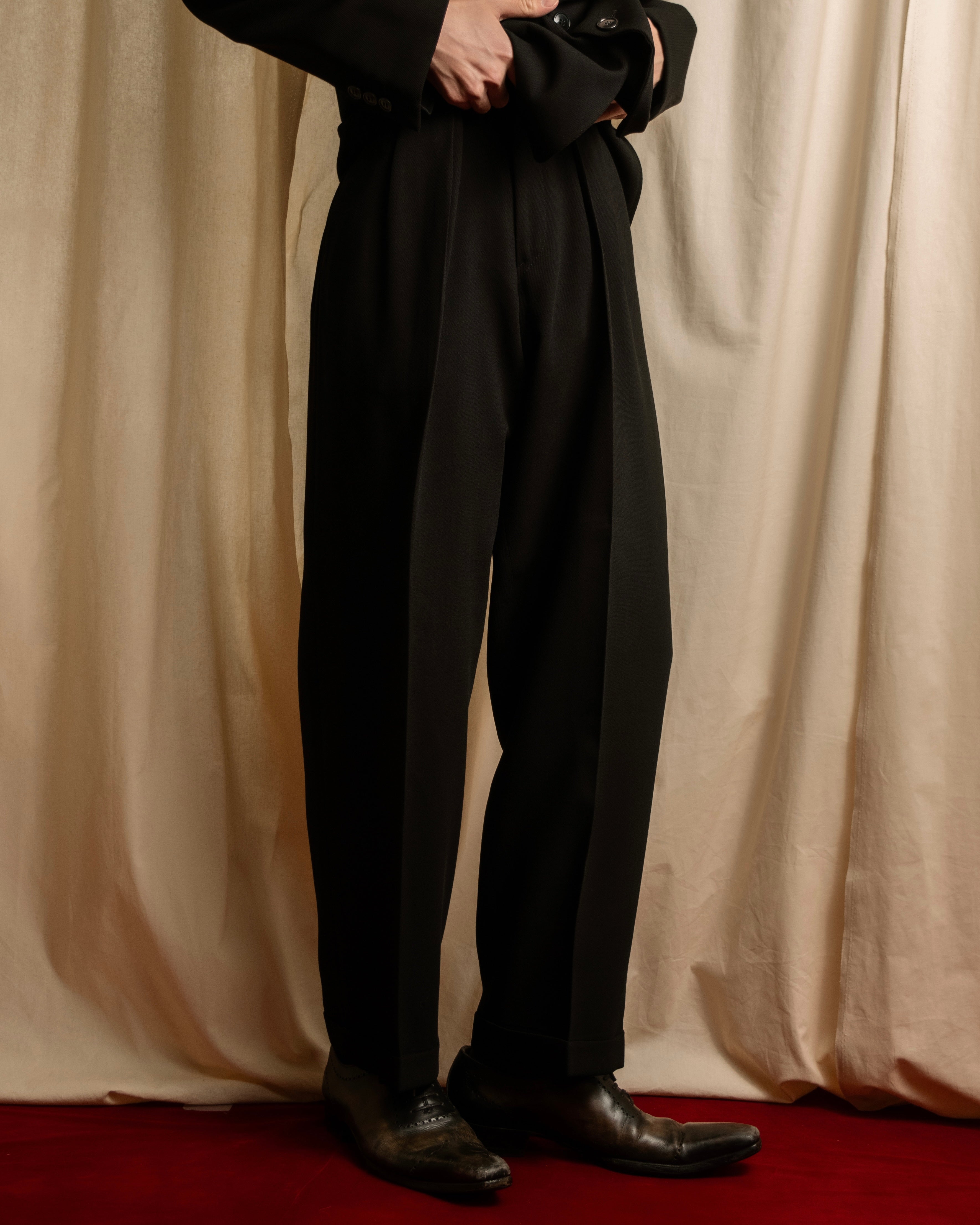 "GIORGIO ARMANI" Classically tailored relaxed set up