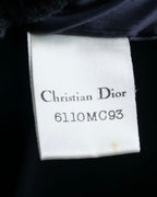 "Christian Dior Large check pattern tailored coat