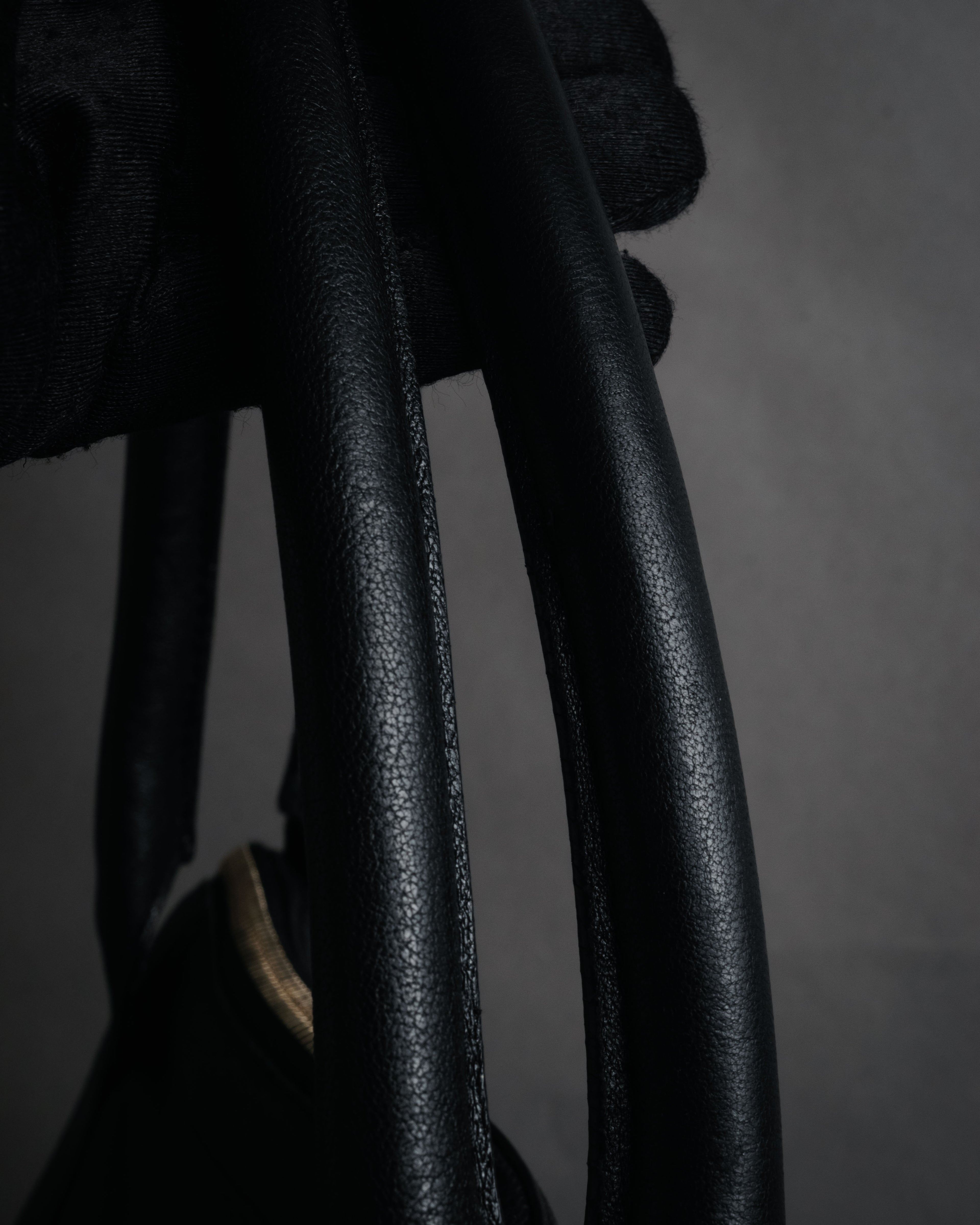 “Alexander McQueen” 2000’s Soft leather zip tote bag