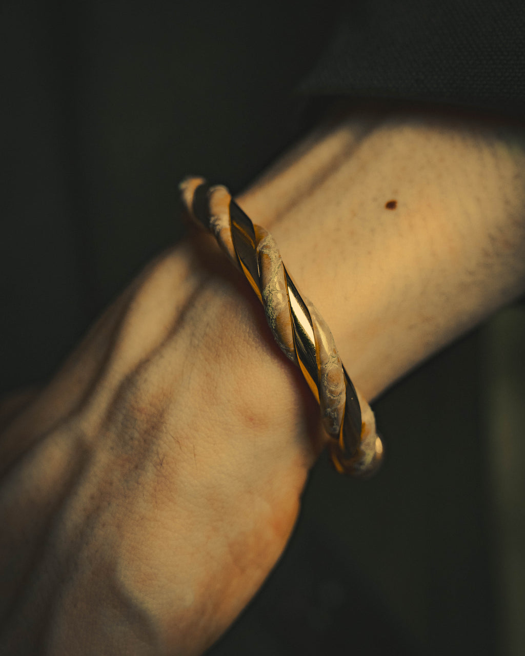 -SPECIAL- "Hermès" Twisted cuff bracelet