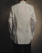 -SPECIAL- "PRADA" 10's-20's Stretch cotton silk-touch dress shirt