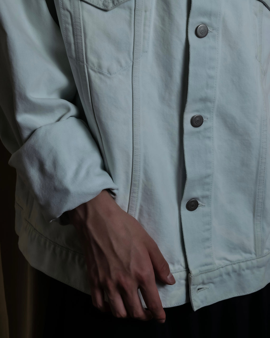 "MAISON MARGIELA" 20SS Washed pale blue denim jacket