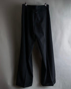"JEAN PAUL GAULTIER FEMME"
 High-waisted straight draping slacks