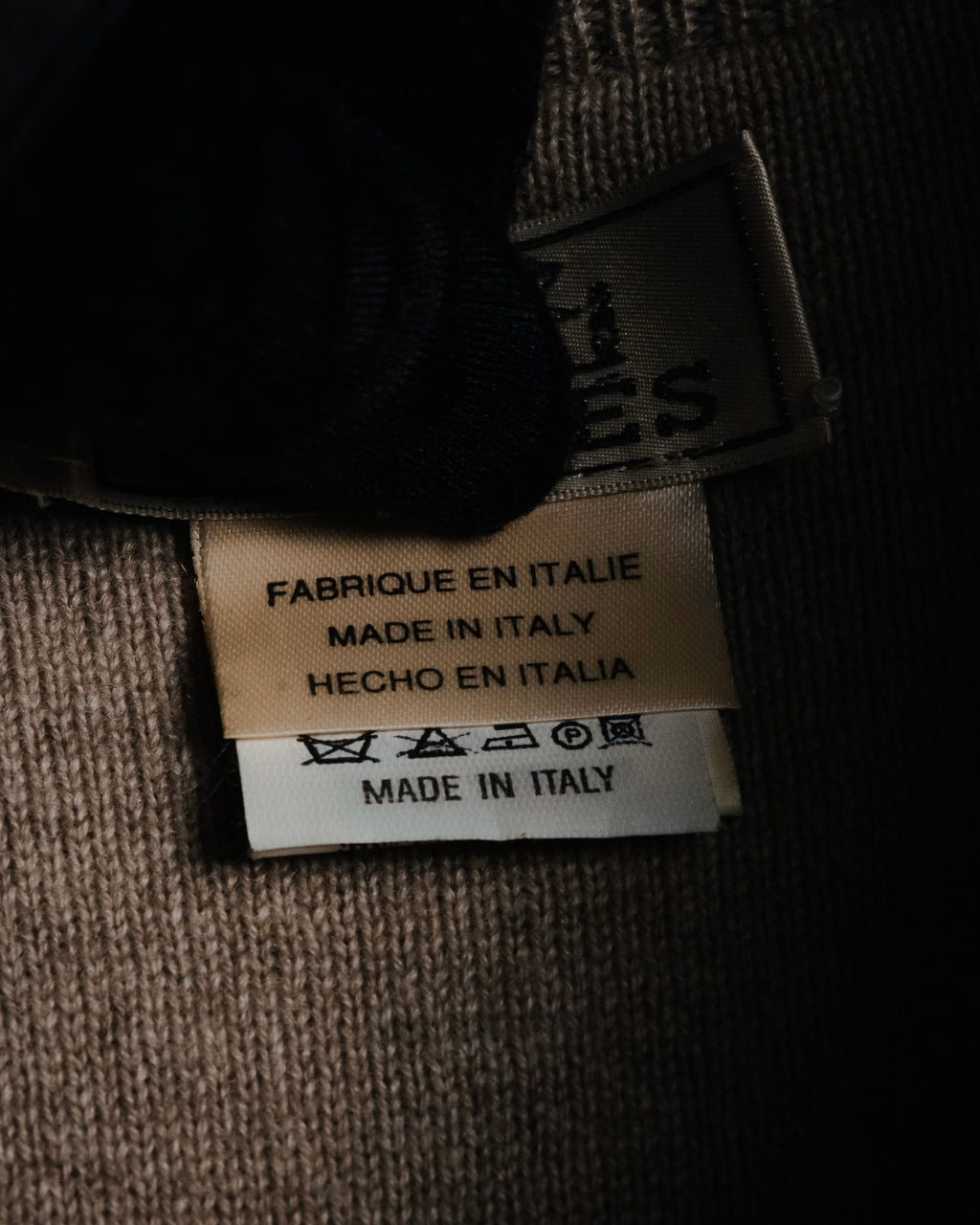 –SPECIAL– "HERMES" 90’s-00’s Double-faced reversible linen cotton cardigan