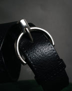 "GUCCI" 90’s-00’s Horsebit buckle leather belt
