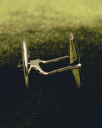 "Tiffany & Co." 90's-00's Sterling silver knot cufflinks