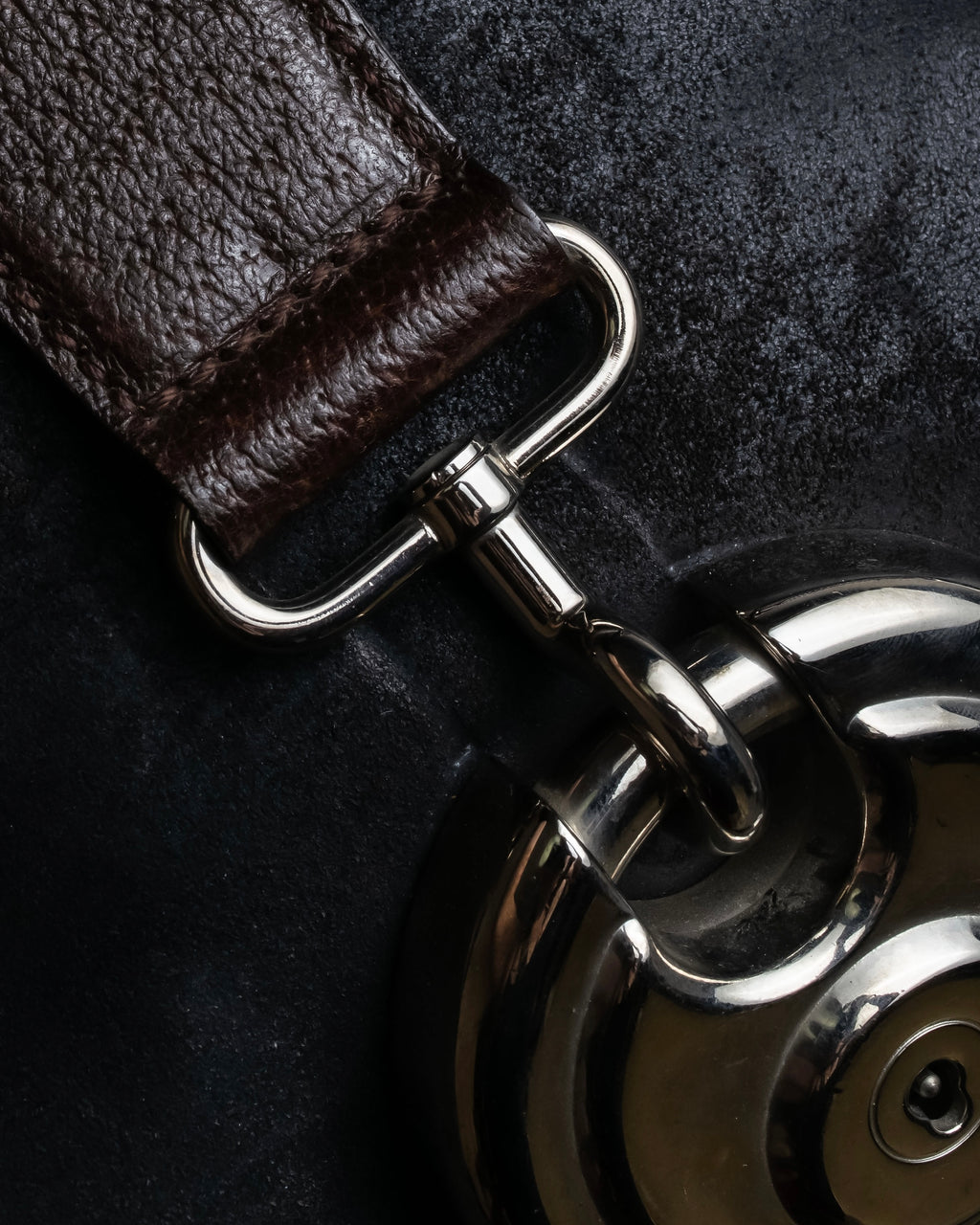 "BALENCIAGA" Circle lock design leather doctor bag