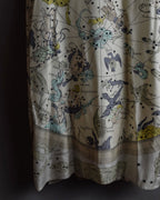 "HERMES" Margiela period Les Étoiles, Stars silk shirt