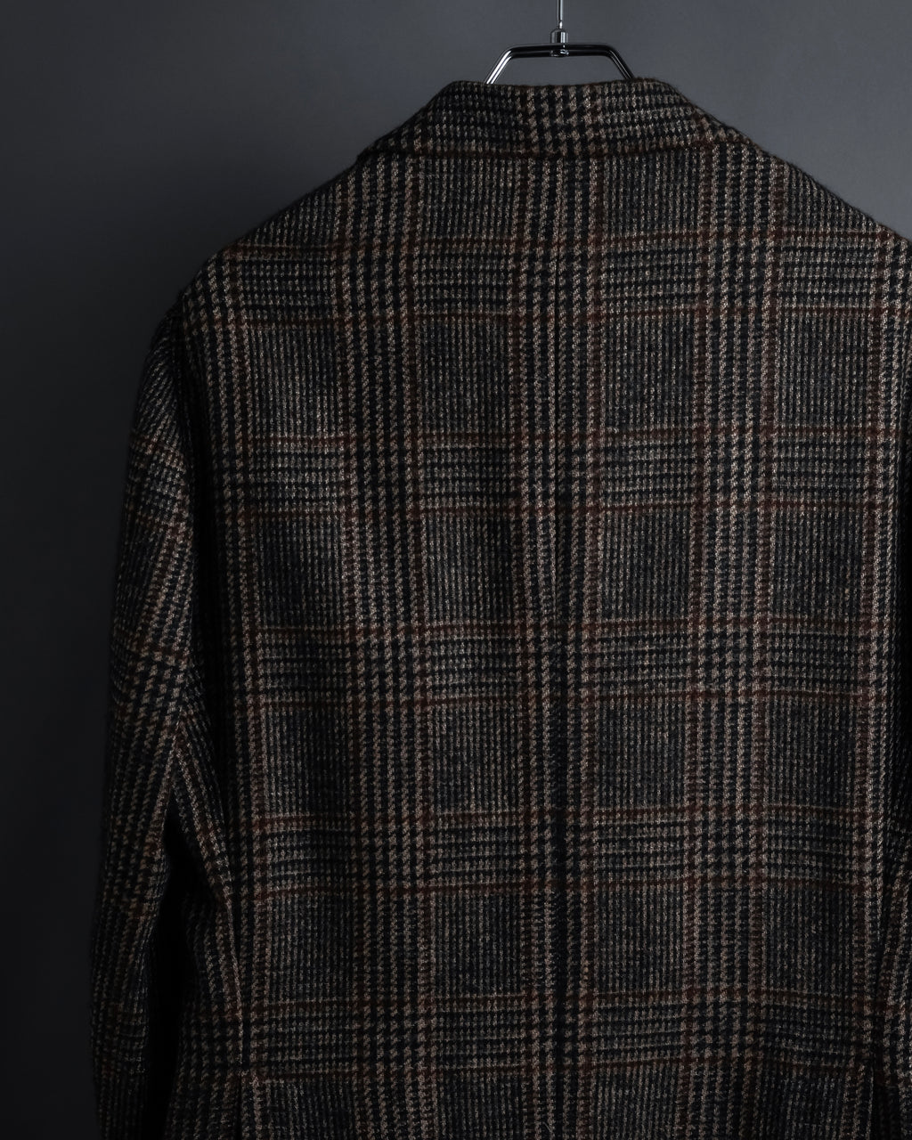 "Ernesto" Glen plaid flannel tailored jacket