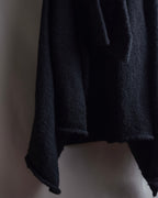 "YOHJI YAMAMOTO" 19AW Oversized cape knit cardigan