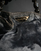 –SPECIAL– “Christian Dior”
90’s-00’s Beaded handle velvet pouch bag