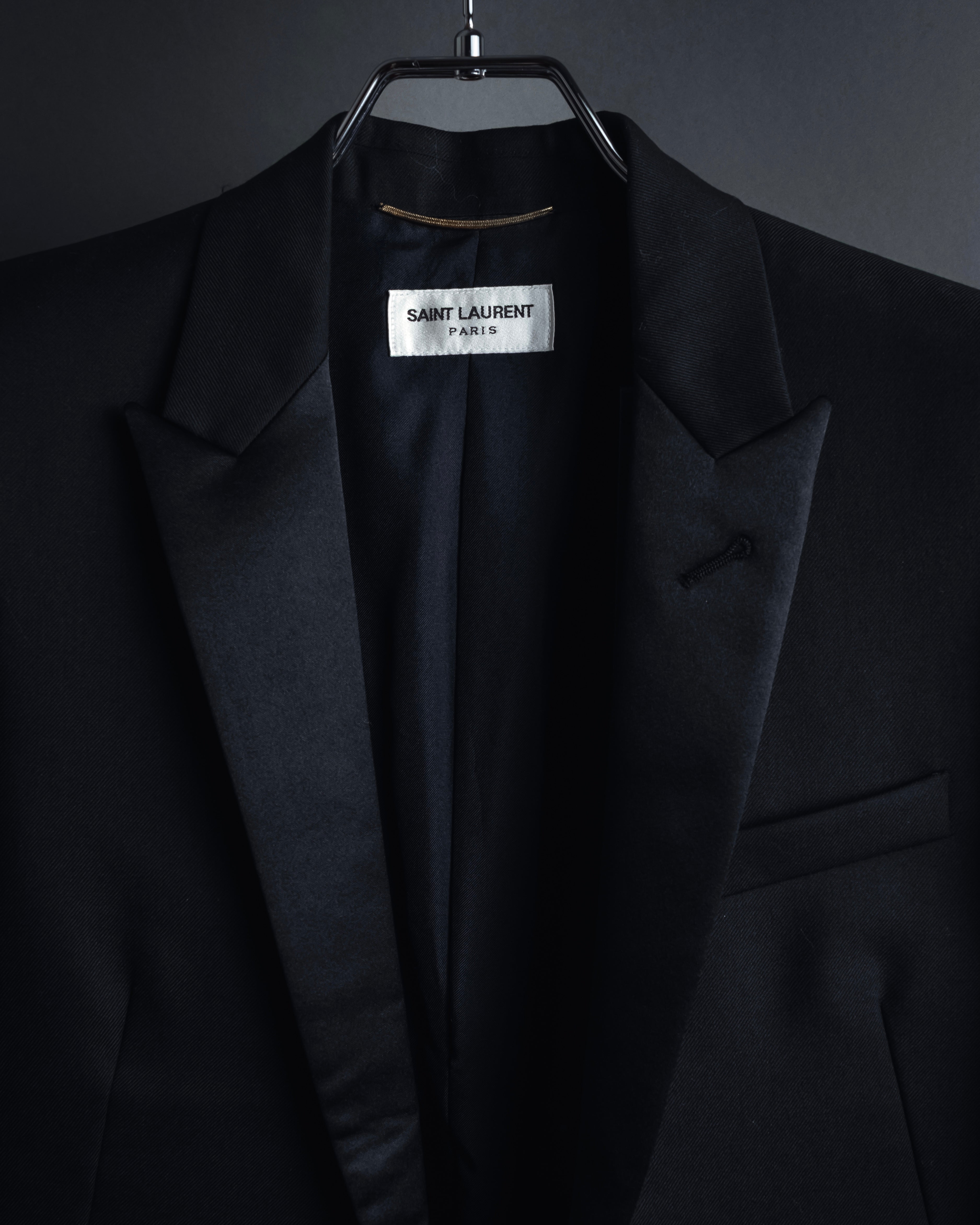 "Saint Laurent Paris" Modern tailcoat design jacket