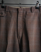 -MOOD MILLÉSIMES- “FARAH” 70’s-80’s plaid slacks with coin pocket