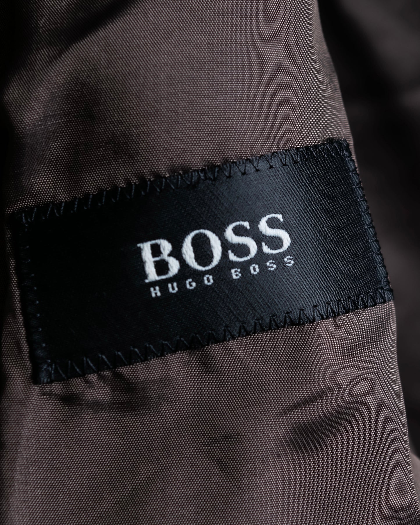 "HUGO BOSS" 100% wool checked tailored jacket