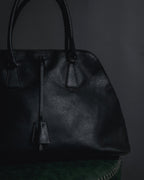 "PRADA" 90’s-00’s Vitello daino leather doctor bag