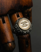 –SPECIAL– "CHANEL" 2021SS  Sparkling rhinestone cc ring