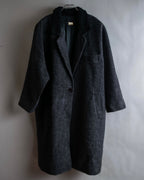 "Vintage fur collar chester coat"