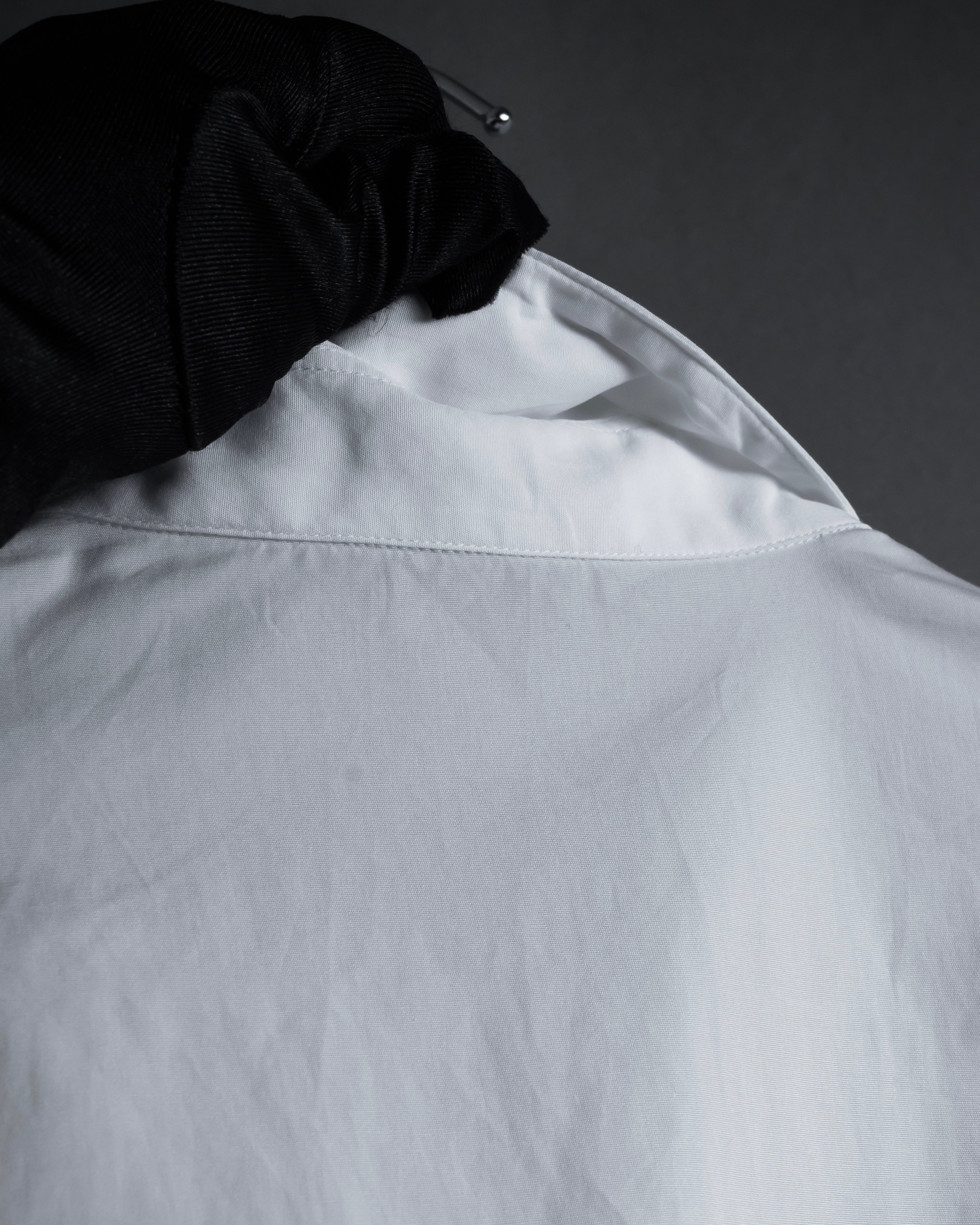 "DIOR HOMME" 00's Edith Slimane design sophisticated white shirt