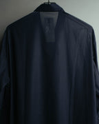 “Dior Homme” 00’s Sheer cotton concealed placket shirt