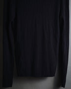 "LOEWE" Fine-Ribbed Button-Front Knit Cardigan