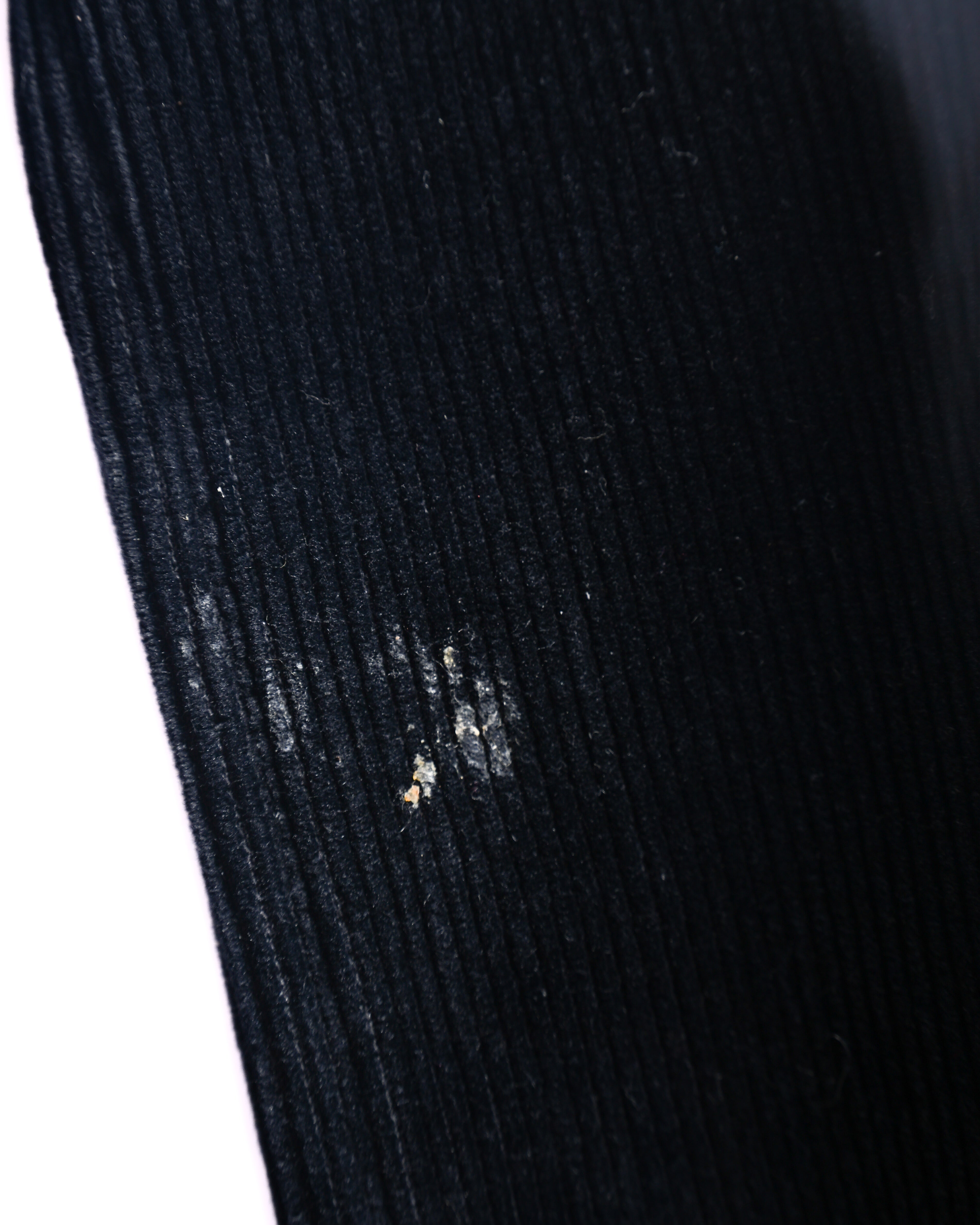 BURBERRY/ Slim Fit Single Breasted Corduroy Set Up Black