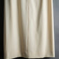 "HERMES" 100% wool ivory color flare skirt