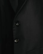 "GR 816" 90's Minimal black tailored blazer