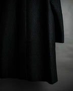 "DRIES VAN NOTTEN" Relief  jaguard uneven design chester coat