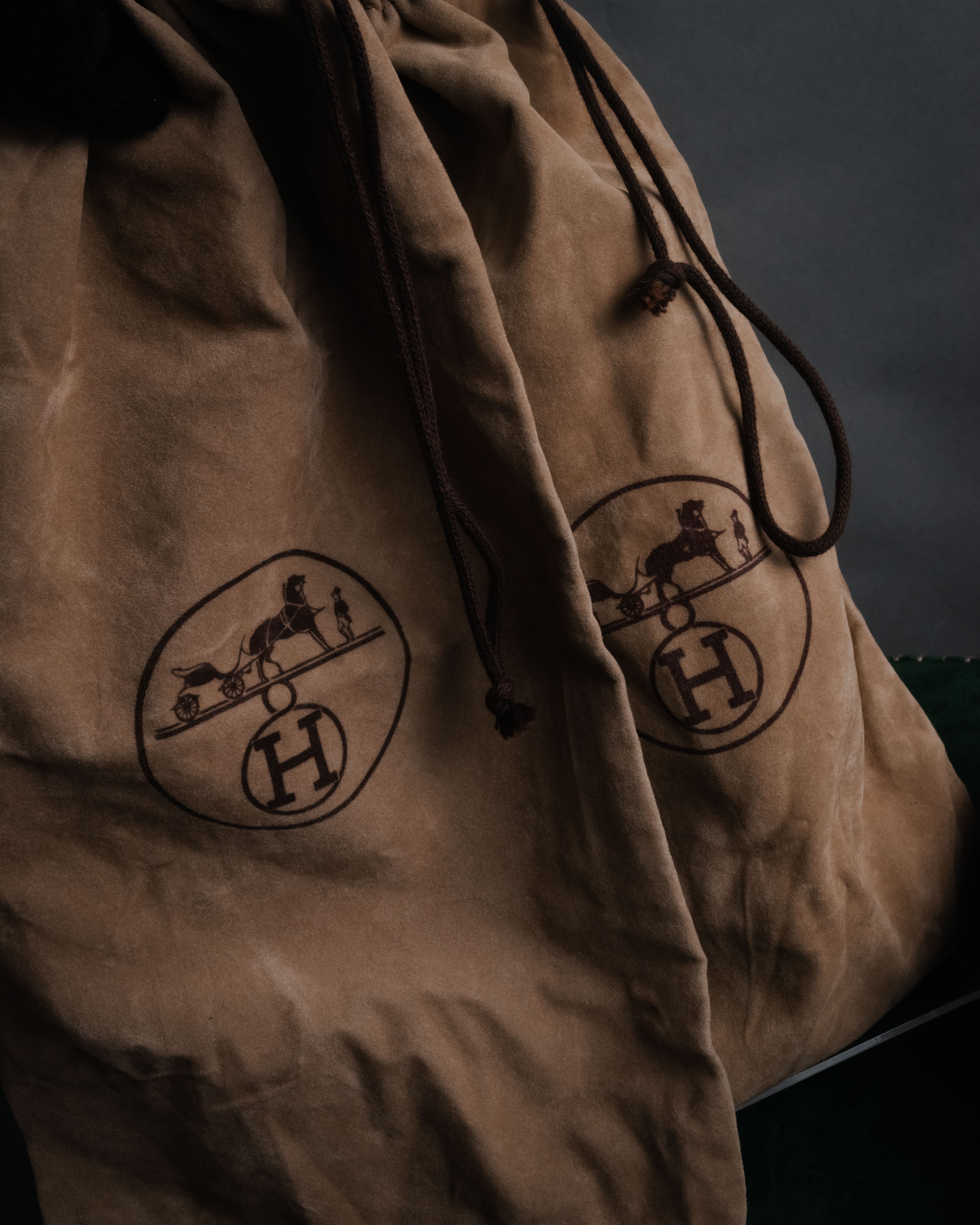 “HERMES” 90’s-00’s Chaine d’ancre hardware loafers