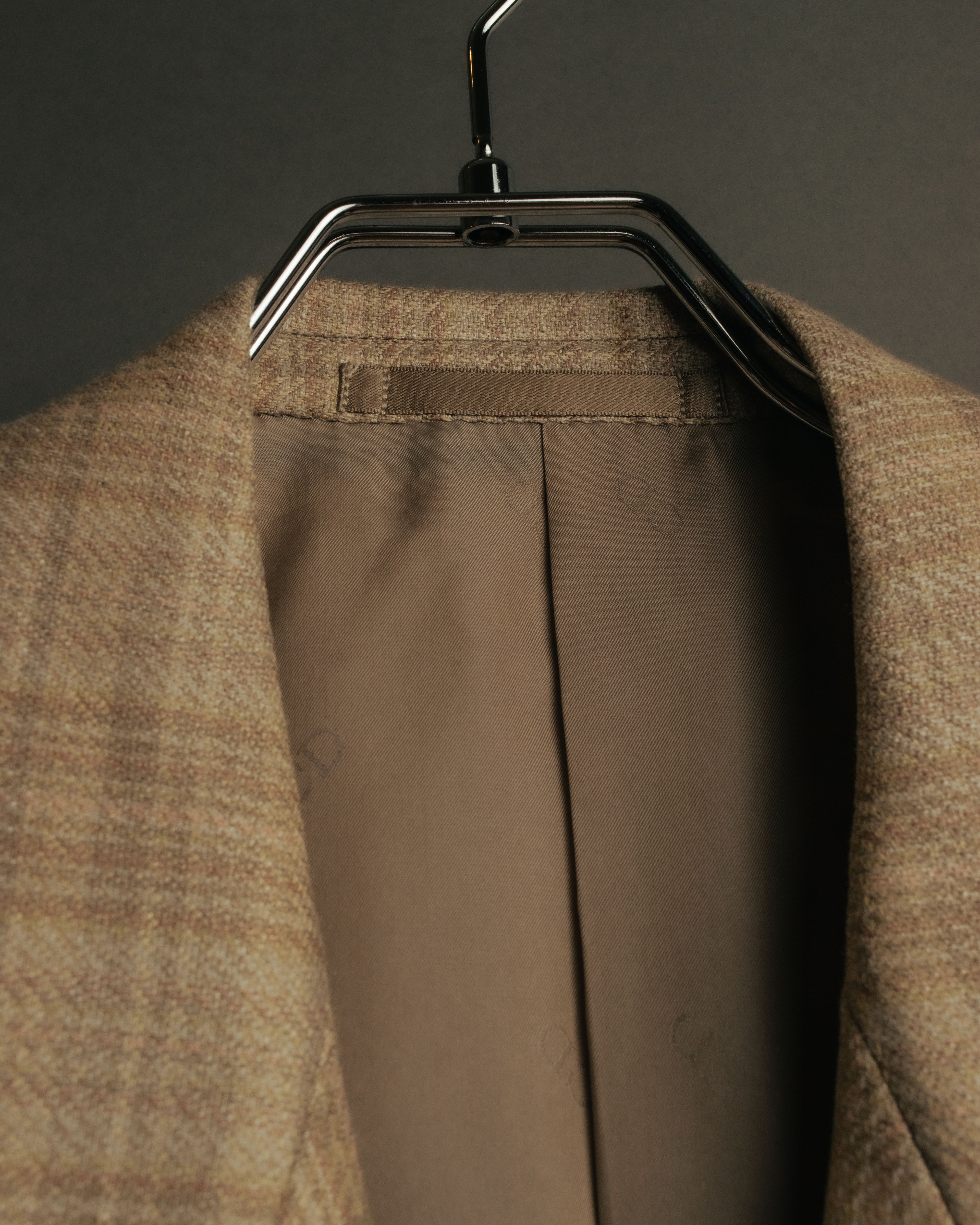 “Christian Dior MONSIEUR” 80’s-90’s Silk blend checked double breasted blazer