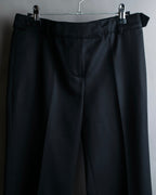 "Chloe" Oversized wool matte black set up