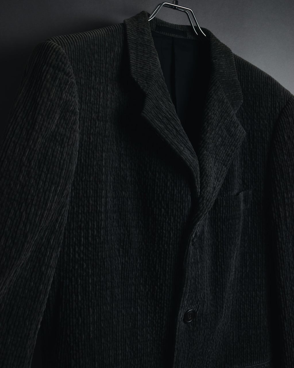 –SPECIAL– "ISSEY MIYAKE MEN" 98AW garment-pleated cotton tailoring set-up